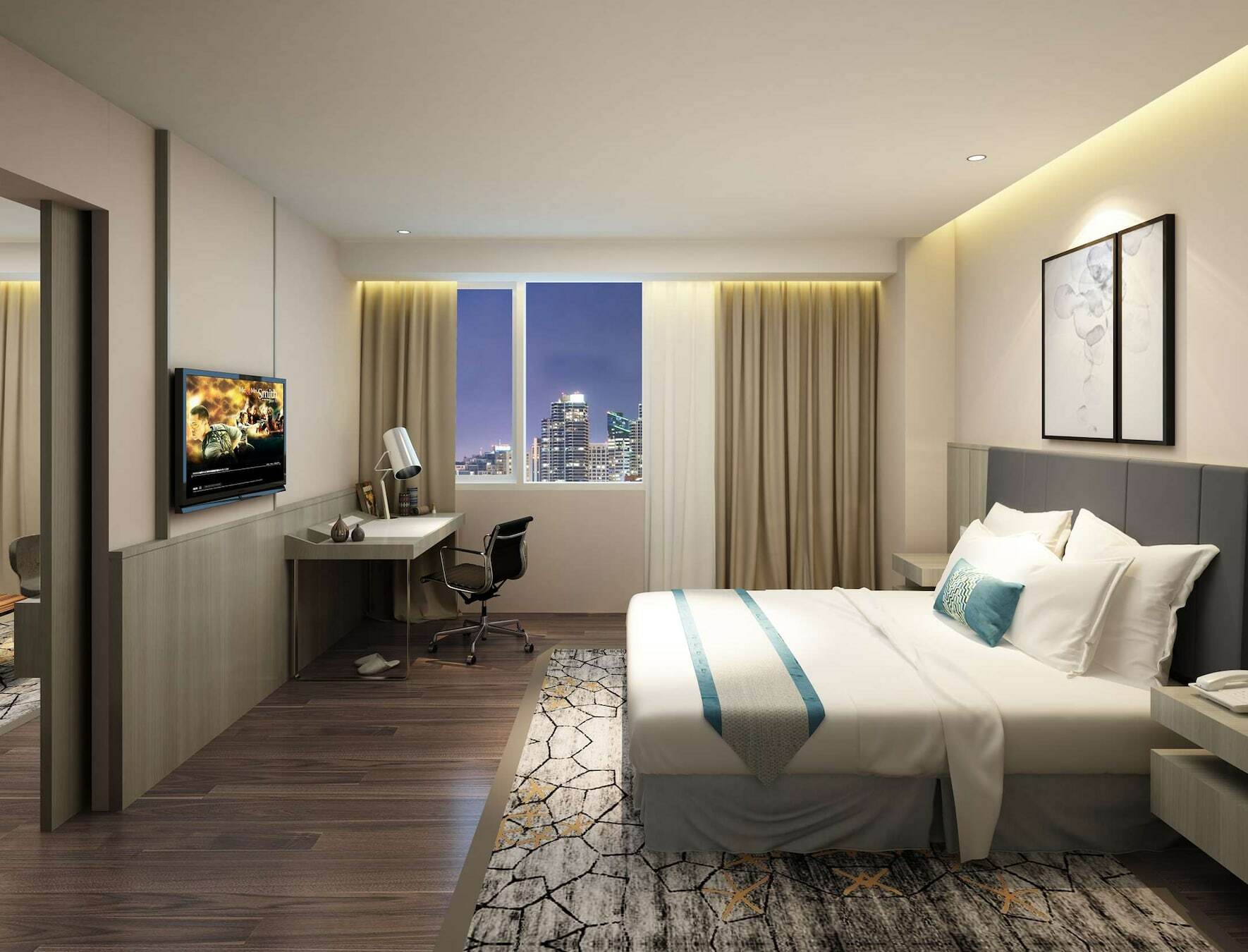 Aiho Hotel Medan Habitación foto